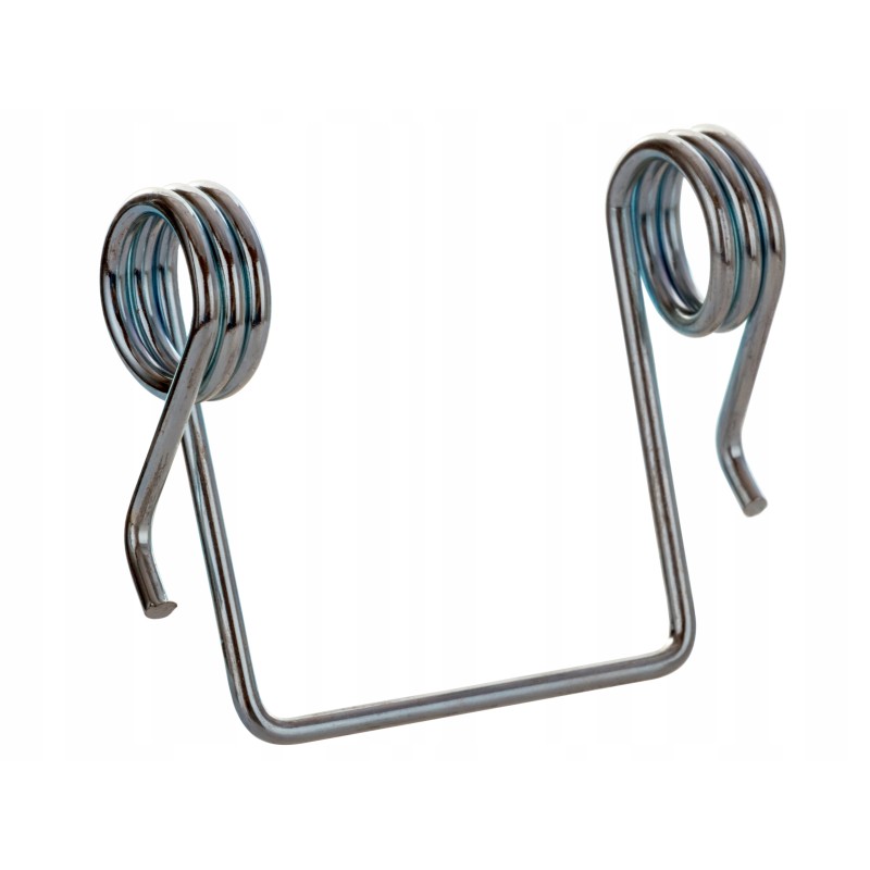 The spring that tensions the lever clutches the pinion gear