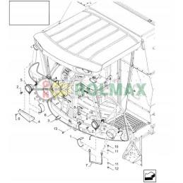 New Holland TC 8771 additional lighting kit
