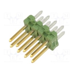 1 pcs x TE Connectivity - 825440-4 - Pin header, pin strips, AMPMODU, male, PIN: 8, straight, 2.54mm, THT