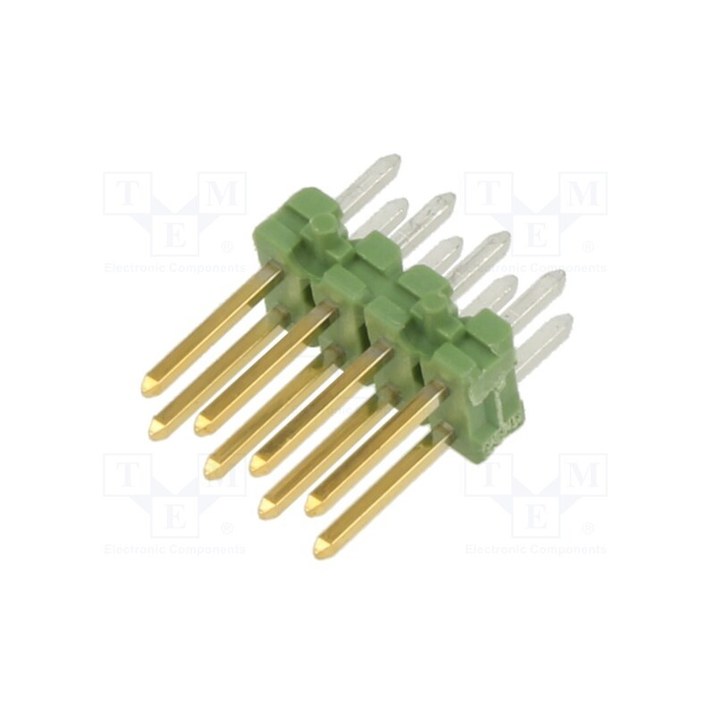1 pcs x TE Connectivity - 825440-4 - Pin header, pin strips, AMPMODU, male, PIN: 8, straight, 2.54mm, THT