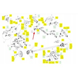 101454872 sieve rocker pin