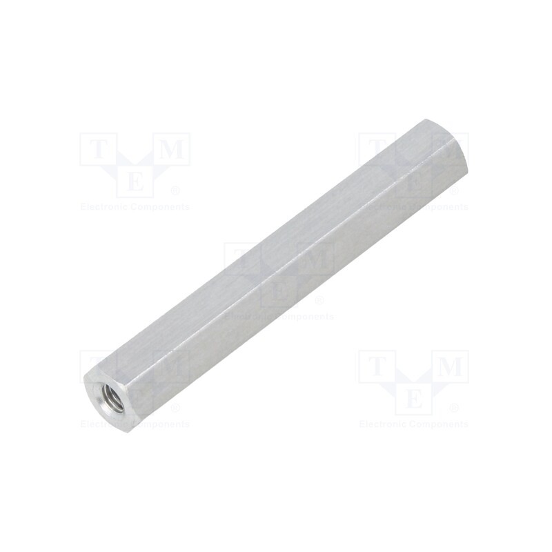 10 pcs x DREMEC - 135X40 - Screwed spacer sleeve, 40mm, Int.thread: M3, hexagonal, aluminium
