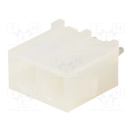 1 pcs x MOLEX - 10844020 - Socket, wire-board, male, MLX, 6.35mm, PIN: 2, THT, on PCBs, tinned