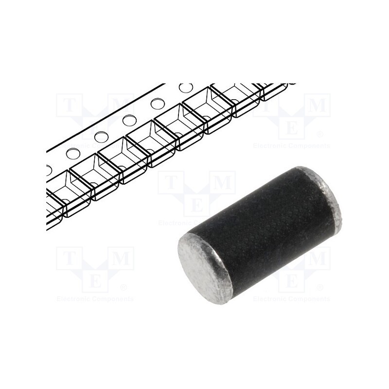 5 pcs x DIOTEC SEMICONDUCTOR - SMZ11 - Diode: Zener, 2W, 11V, 172mA, SMD, , MELF plastic