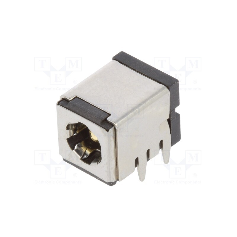 1 pcs x HSM - C9753-DGYB0000R - Socket, DC supply, male, 5.5/2.5mm, 5.5mm, 2.5mm, shielded, THT