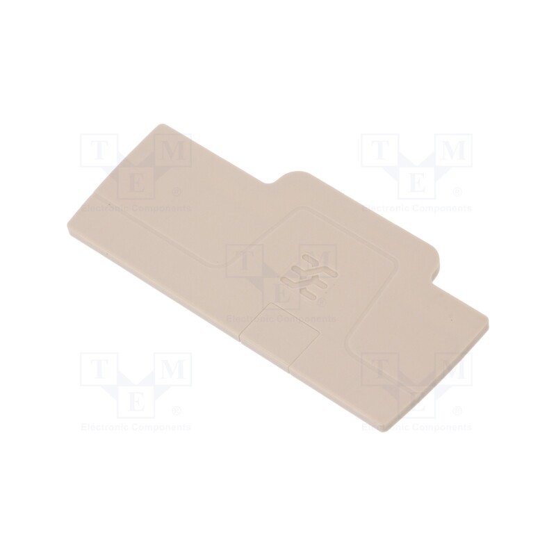1 pcs x WEIDMu00dcLLER - 1521510000 AEP 3C 2.5 - End plate, colourless, A series