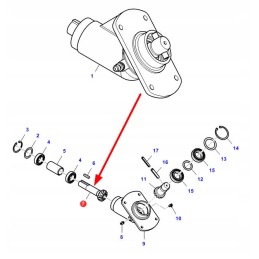 La322116250 gear wheel with roller