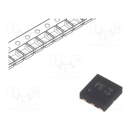 1 pcs x DIODES INCORPORATED - DMP4047LFDE-7 - Transistor: P-MOSFET, unipolar, -40V, -4.9A, 0.7W, U-DFN2020-6