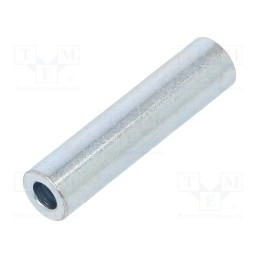 10 pcs x DREMEC - 326/3,2X25 - Spacer sleeve, 25mm, cylindrical, steel, zinc, Out.diam: 6mm