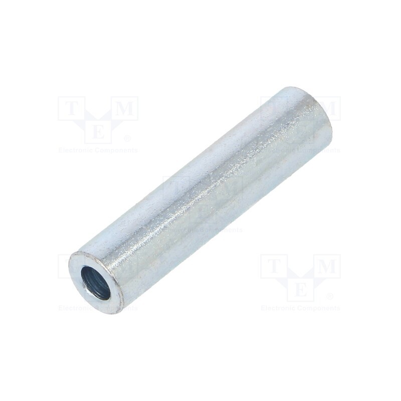 10 pcs x DREMEC - 326/3,2X25 - Spacer sleeve, 25mm, cylindrical, steel, zinc, Out.diam: 6mm