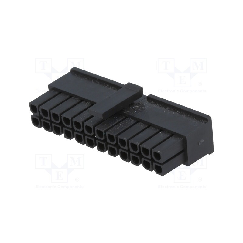1 pcs x Amphenol Communications Solutions - MF30-HFD1-24 - Plug, wire-board, female, MF30, 3mm, PIN: 24, w/o contacts