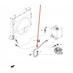 La323566850 oil tank hydraulics cable