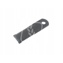 Toothed forage harvester knife 175x50x4 5mm fi20mm hf44443