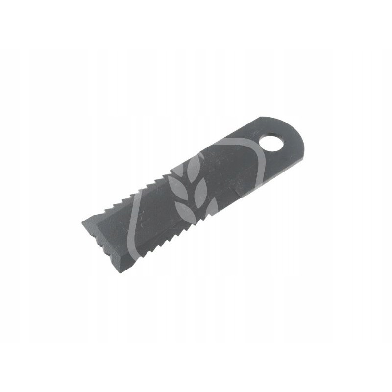 Toothed forage harvester knife 175x50x4 5mm fi20mm hf44443