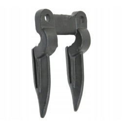 Double finger bayonet without stalk for bison bison