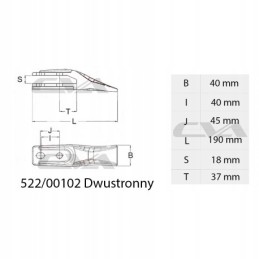 Mini excavator buckets double-sided 1 2kg 331 62841 1000 3 shatk