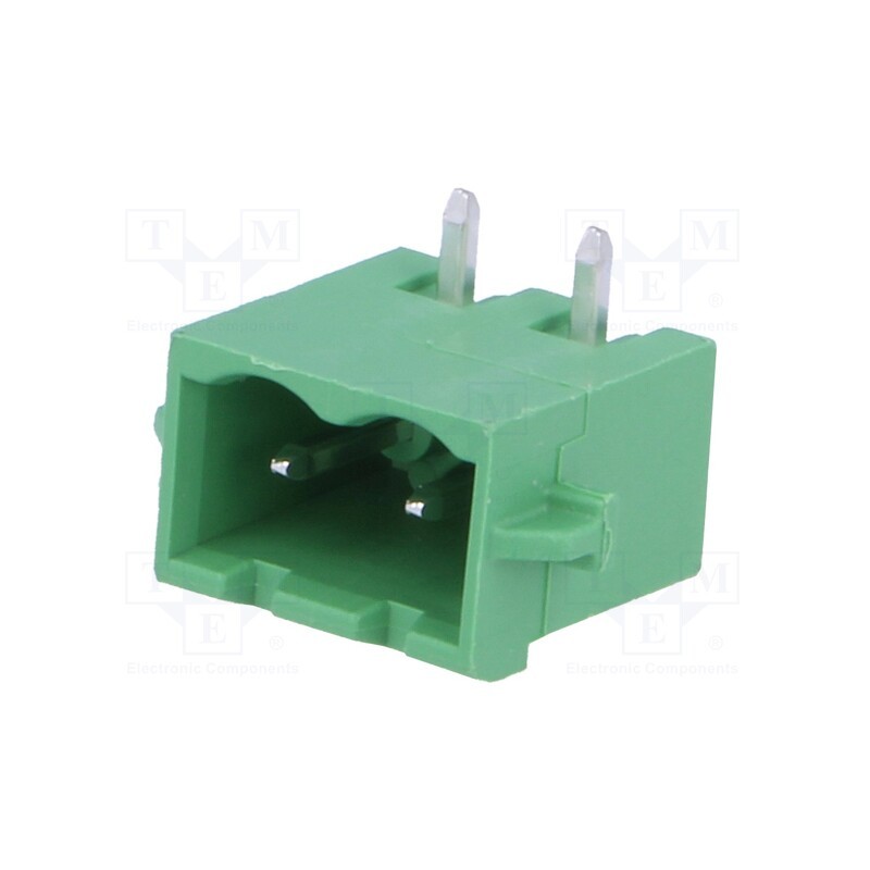 1 pcs x PHOENIX CONTACT - MSTBA 2,5/ 2-G-5,08-RN 1926015 - Pluggable terminal block, 5.08mm, ways: 2, angled 90°, socket