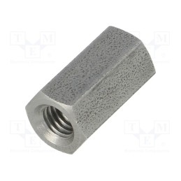 10 pcs x DREMEC - 148X15 - Screwed spacer sleeve, 15mm, Int.thread: M5, hexagonal