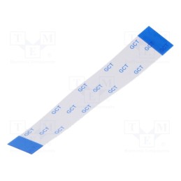 1 pcs x Global Connector Technology (GCT) - 05-24-A-0076-A-4-06-4-T - FFC cable, Cores: 24, Cable ph: 0.5mm, contacts on the sam