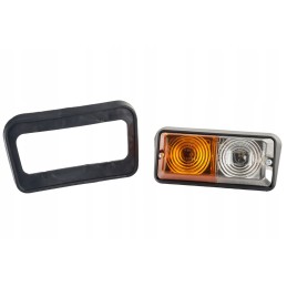 Left front lamp t 25, plastic with a gasket