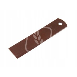 Smooth forage harvester knife 175x40x3mm fi10 5mm hf40151