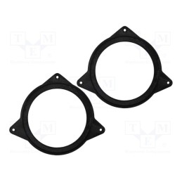 1 set x BASSER - DMTOYO02 - Spacer ring, MDF, 165mm, Toyota, impregnated, 2pcs.