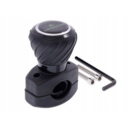 Universal black steering wheel knob with bearings