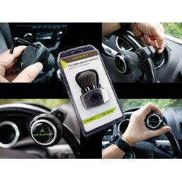 Universal black steering wheel knob with bearings