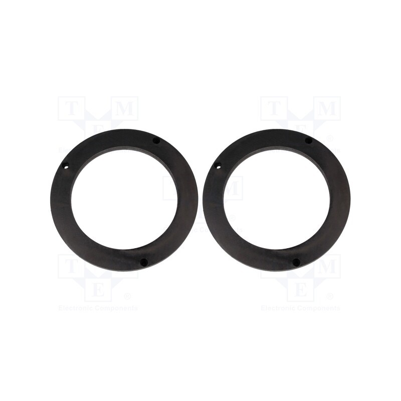 1 set x BASSER - DMAUDI08 - Spacer ring, MDF, 165mm, Audi, impregnated, 2pcs.