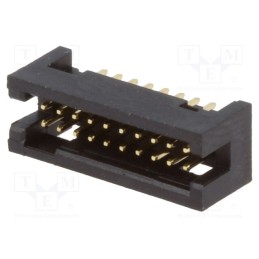 1 pcs x CONNFLY - DS1031-15-20V8B - Socket, IDC, male, PIN: 20, straight, THT, gold flash, 1.27mm