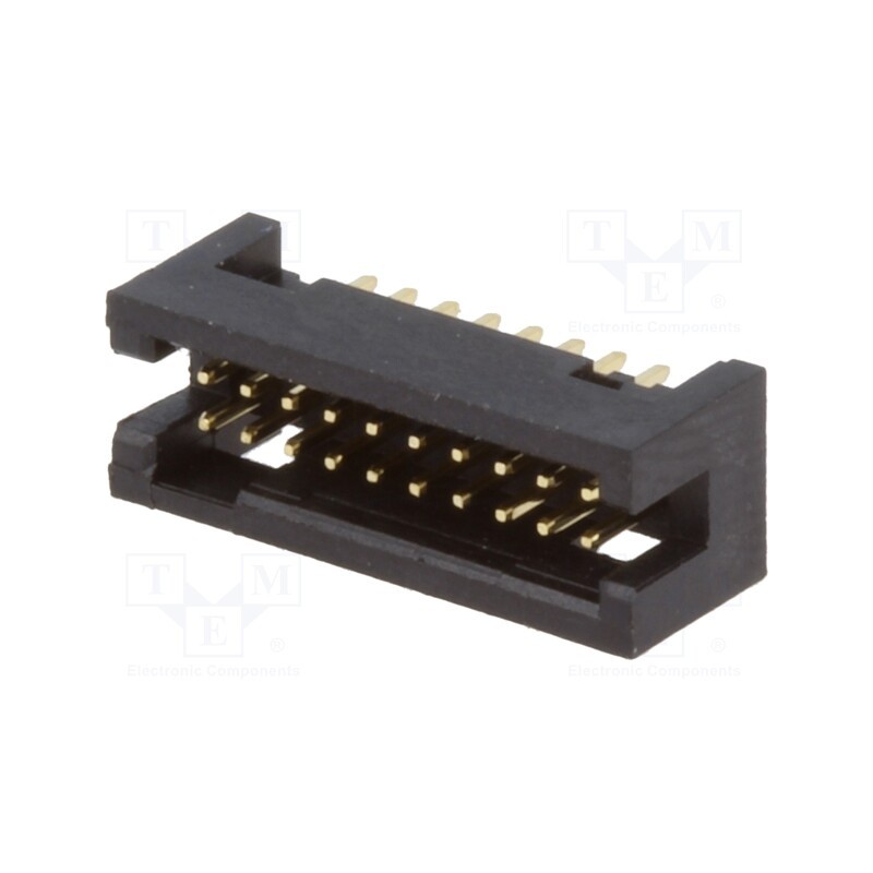 1 pcs x CONNFLY - DS1031-15-20V8B - Socket, IDC, male, PIN: 20, straight, THT, gold flash, 1.27mm