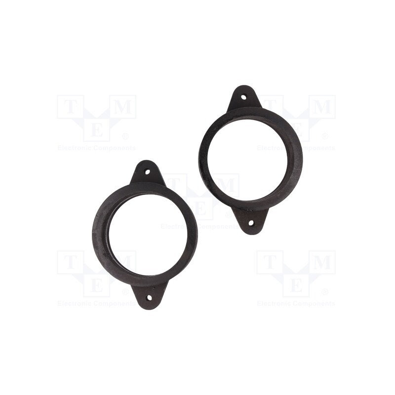 1 set x BASSER - DMAUDI09 - Spacer ring, MDF, 87mm, Audi, impregnated, 2pcs.