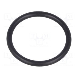 10 pcs x HUMMEL - 1.321.1300.17 - O-ring gasket, NBR rubber, Thk: 1.8mm, Øint: 17mm, PG13,5, black