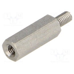 10 pcs x DREMEC - 244X15 - Screwed spacer sleeve, 15mm, Int.thread: M3, Ext.thread: M3