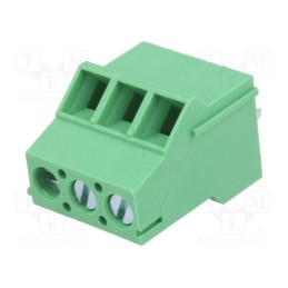 1 pcs x DEGSON ELECTRONICS - DG504-5.08-03P-14-00AH - PCB terminal block, angled, 5.08mm, ways: 3, on PCBs, 2.5mm2, 18A