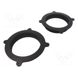 1 set x BASSER - DMMAZD03 - Spacer ring, MDF, 200mm, Mazda, impregnated, 2pcs.