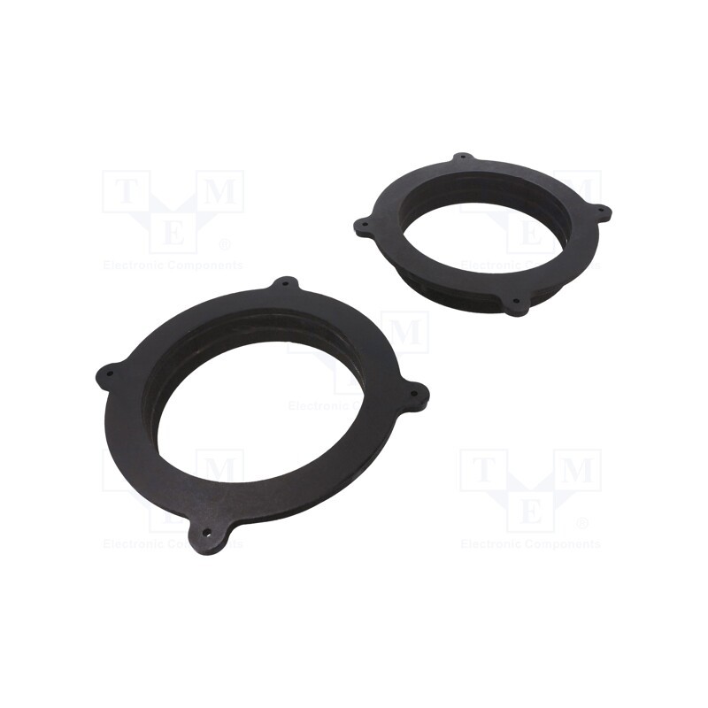 1 set x BASSER - DMMAZD03 - Spacer ring, MDF, 200mm, Mazda, impregnated, 2pcs.