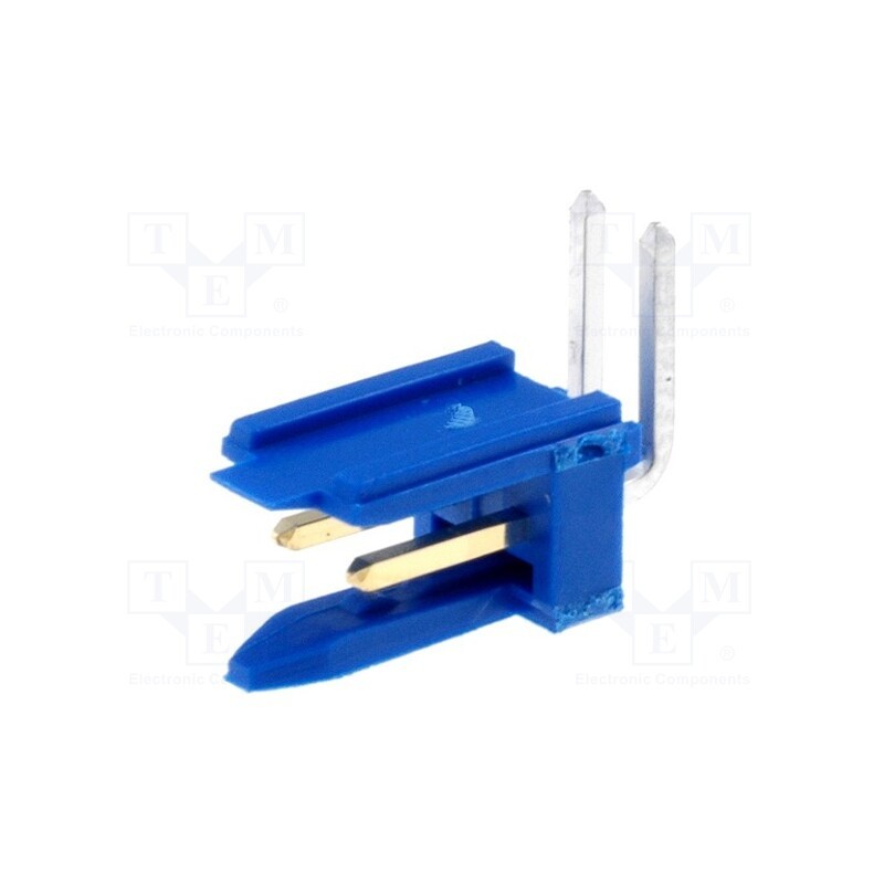 1 pcs x Amphenol Communications Solutions - 76382-302LF - Socket, wire-board, male, PIN: 2, 2.54mm, THT, Dubox®, 3A, Layout: 1x2