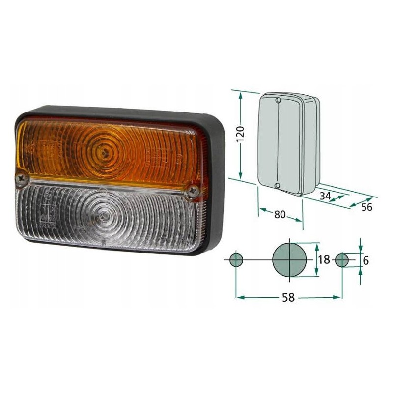 Headlamp direction position massey ferguson