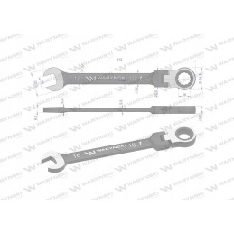 16 mm open-end wrench with 72 teeth ratchet