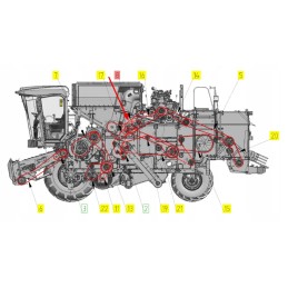 100494314 composite V-belt 6b x 3615 la