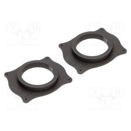 1 set x BASSER - DMLEXU02 - Spacer ring, MDF, 165mm, Lexus, impregnated, 2pcs.