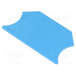 1 pcs x WEIDMu00dcLLER - 1050080000 WAP 2.5-10 BL - End plate, blue, max.125°C, WDU,WPE,WSI