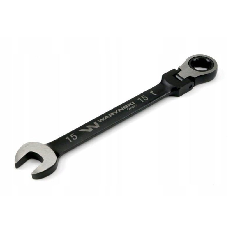 15 mm open-end wrench with 72 teeth ratchet