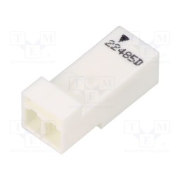 1 pcs x TE Connectivity - 2834049-1 - REC, 2P LATCHED POKE-IN WTW CONN.NL