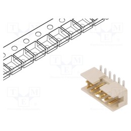 1 pcs x Amphenol Communications Solutions - 98424-F52-12ALF - Socket, wire-board, male, Minitek, 2mm, PIN: 12, SMT, on PCBs, 2A