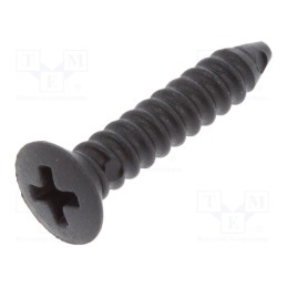 1 pcg x ROMIX - 41298Z - Screw, 10pcs, Audi, OEM: 811864809, L: 18mm, plastic, black