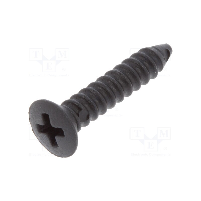 1 pcg x ROMIX - 41298Z - Screw, 10pcs, Audi, OEM: 811864809, L: 18mm, plastic, black