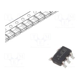 1 pcs x TEXAS INSTRUMENTS - LM3671MF-3.3/NOPB - IC: PMIC, DC/DC converter, Uin: 2.7÷5.5V, Uout: 3.3V, 0.6A, SOT23-5