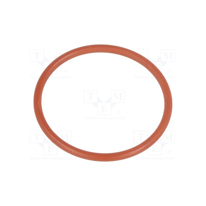 10 pcs x HUMMEL - 1.321.3200.59 - O-ring gasket, VMQ, Thk: 2mm, Øint: 29mm, M32, red, -60÷250°C